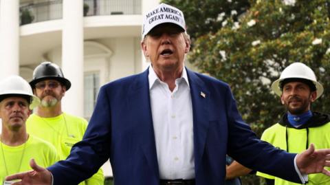Trump at the White House