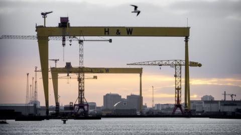 Cranes in Belfast