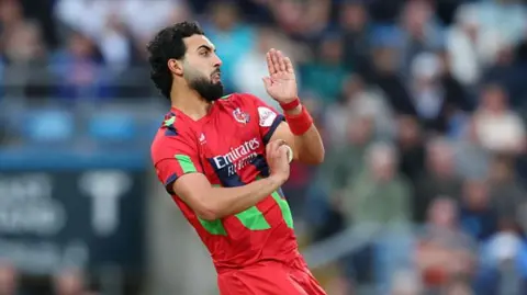 Saqib Mahmood of Lancashire
