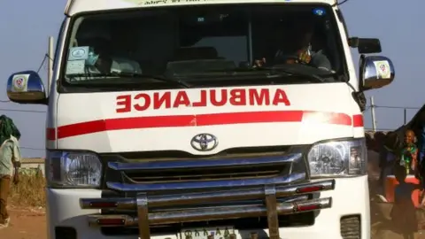 An Ethiopian ambulance