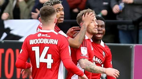 Conor McAleny scores for Salford City