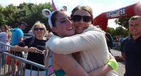 Robinson runs her first half marathon to raise money for the hospital her best friend is being treated at