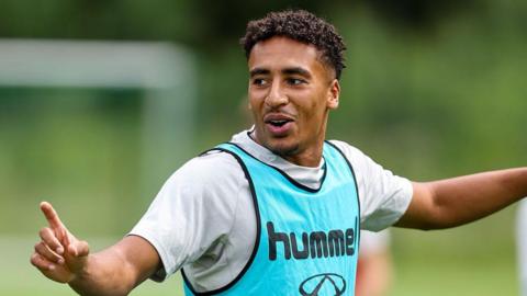 James Hill of Bournemouth during a pre-season training session on July 22, 2026 in Saalfelden, Austria.