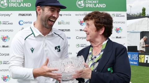 Andrew Balbirnie captain Ireland to a Test win over Zimbabwe