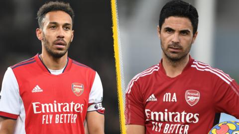 Aubameyang and Arteta