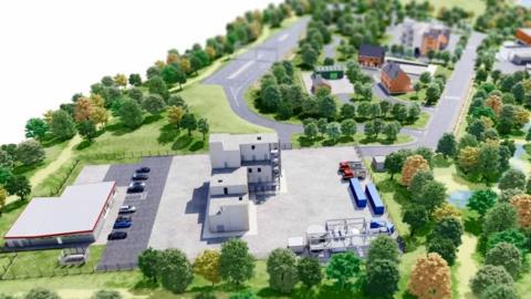 Plans for the Northern Ireland Fire and Rescue Service training facility in County Tyrone