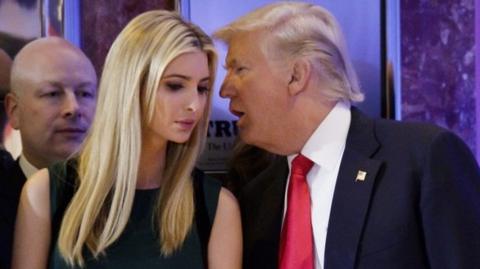 Ivanka and Donald Trump