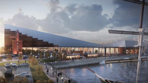 Image of proposed snow centre in Middlesbrough