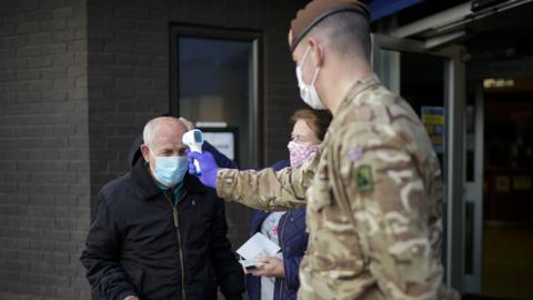 Military carrying out coronavirust tests