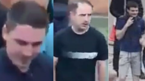 Images of three suspects police wish to speak to