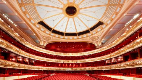 File image showing the stage and seating inside the Royal Opera House