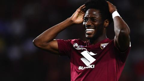 Ola Aina in action for Torino