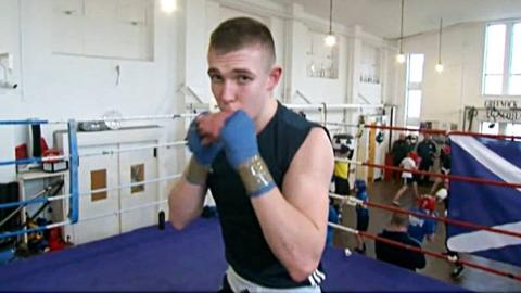 BBC Young Reporter Rhys boxing