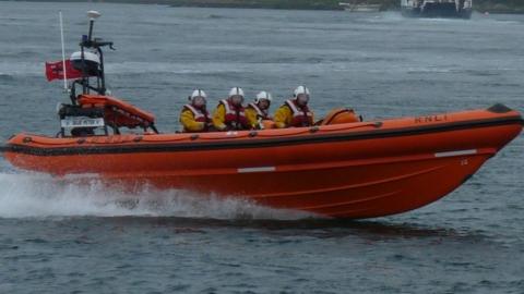 Ferry rescue boat