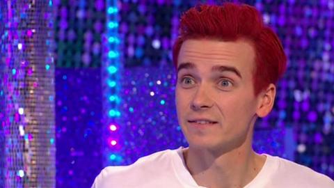 Joe Sugg with red hair