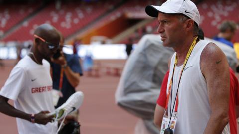 Mo Farah and Alberto Salazar