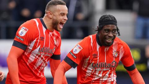 Pelly Ruddock-Mpanzu's first goal in almost 18 months was his first at Kenilworth Road since October 2020