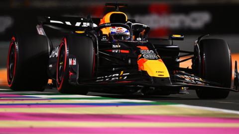 Red Bull's Max Verstappen in Saudi Arabian Grand Prix qualifying
