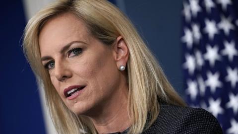 US Secretary of Homeland Security Kirstjen Nielsen