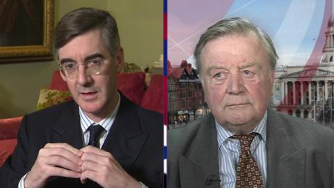 Jacob Rees-Mogg and Ken Clarke
