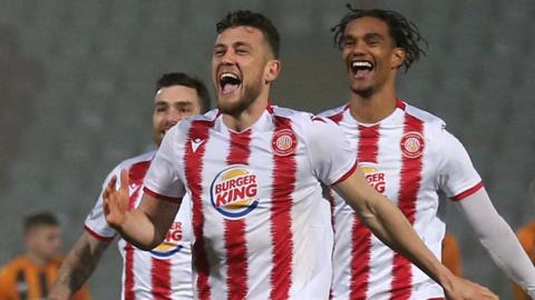 Stevenage celebrate