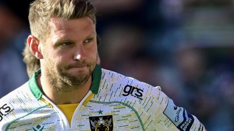 Dan Biggar in action for Northampton