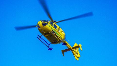 Air ambulance helicopter