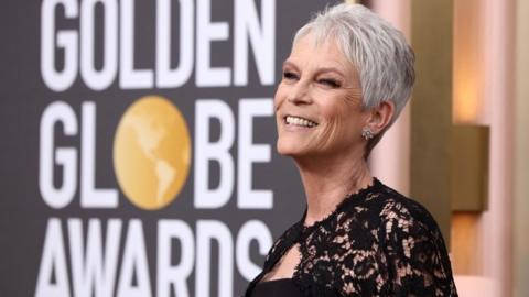 Jamie Lee Curtis at Golden Globe awards