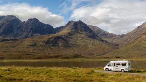 Campervan on Skye