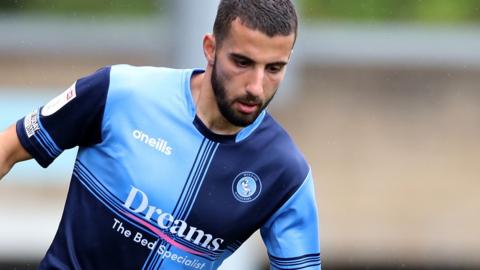 Nick Freeman in action for Wycombe