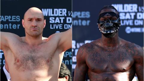 Tyson Fury and Deontay Wilder