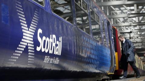 A ScotRail train