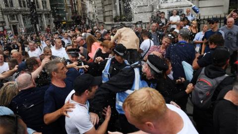 Free Tommy Robinson protest