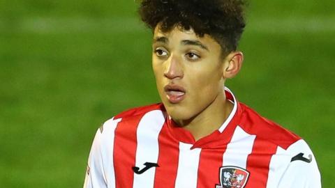 Ben Chrisene had been with Exeter City since the age of 11