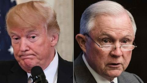 Donald Trump and Jeff Sessions