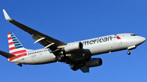 An American Airlines flight