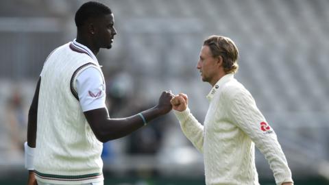 Jason Holder and Joe Root