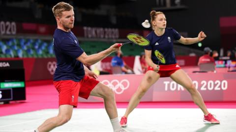Chris Ellis and Lauren Smith at Tokyo Olympics