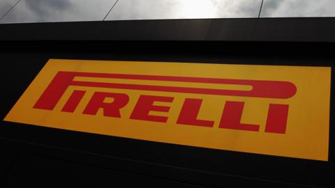 Pirelli tyre transporter is seen during qualifying for the Belgian Grand Prix at Circuit de Spa-Francorchamps on August 24, 2013 in Spa, Belgium.