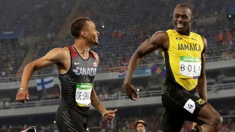 De Grasse (L) and Bolt