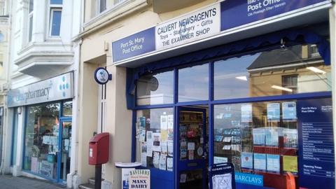 Port St Mary Post Office in Calvert Newsagents