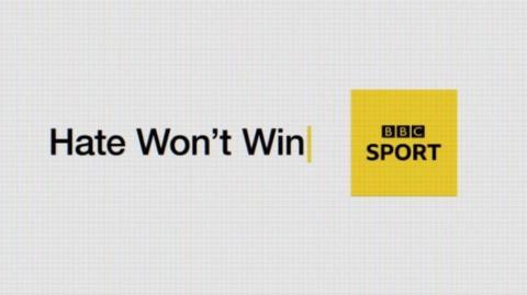 Hate Won't Win - BBC Sport graphic