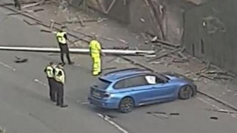 Crash on Lochee Road, Dundee