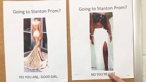 Prom dress poster