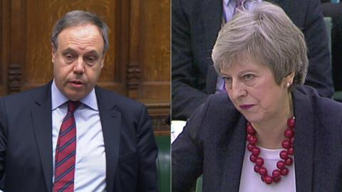 Theresa May and Nigel Dodds