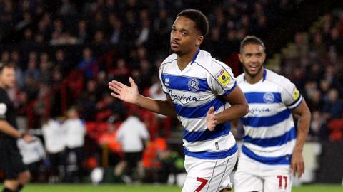 Chris Willock celebrates