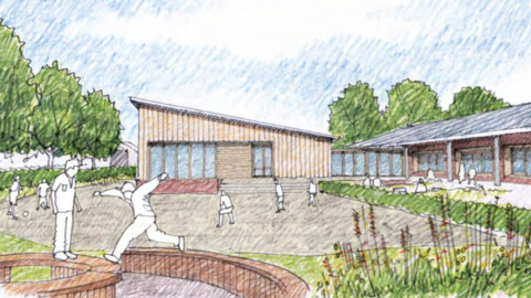 Artist's impression Of New Primary School Within The Staplegrove Urban Extension In Taunton