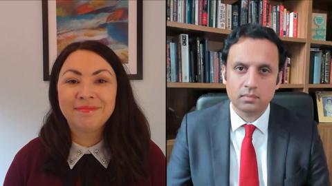 Monica Lennon and Anas Sarwar both hope to be the new leader of Scottish Labour