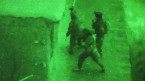 Nightvision images of military special forces