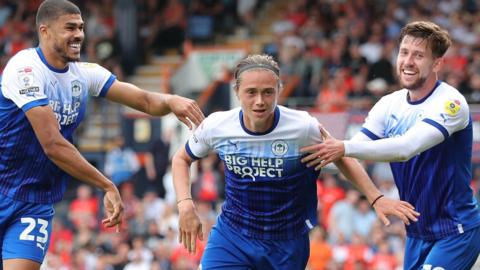 Wigan celebrate